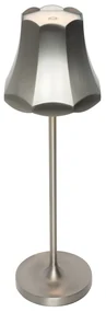 Buitenlamp met dimmer LED Retro tafellamp met dimmer gunmetal oplaadbaar IP44 - Granny Retro IP44 Buitenverlichting Lamp