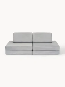 Handgemaakte modulaire fluwelen speelbank Mila