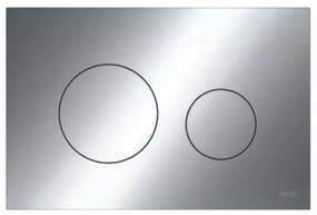 Tece TeceLoop wcbedieningsplaat van kunststof voor duospoeltechniek 220 x 150 x 5 chroom glanzend 9240921