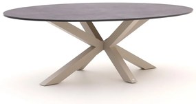Tuin eettafel Bellagio  | Ovaal  | Tuintafel Aluminium | 280x130cm | 8 personen | Kees Smit Tuinmeubelen