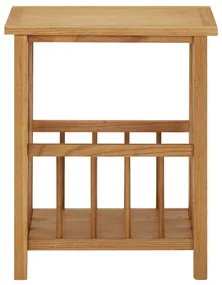 vidaXL Bijzettafel 45x35x55 cm massief eikenhout