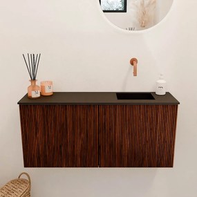 Mondiaz Joya 90cm toiletmeubel ruby met wastafel faye rechts zonder kraangat urban