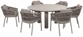 Taste by 4 Seasons Catalana tuinset Cloud met Donato tafel Ø 160 cm * Sale * Tuinset antraciet weerbestendig