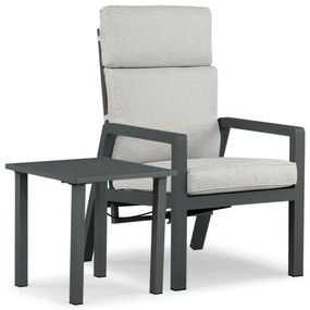 Bistroset 1 persoon  Aluminium Grijs Lifestyle Garden Furniture Albelli