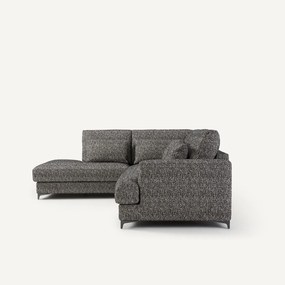 Hoekslaapbank links badstof, Marsile