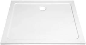 Aqualine Tecmi rechthoekige douchebak 80x70cm wit