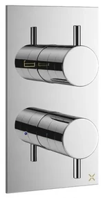 Crosswater MPRO badkraan - inbouw - verticaal - chroom sw385367/sw385437