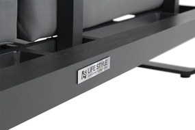 Lifestyle Garden Furniture Venezia Open Bank Aluminium Grijs