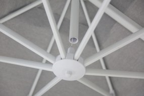 Zweefparasol  3x3m S2 Excellent (excl. voet) Grijs-antraciet Camello Luna