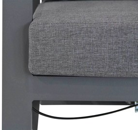 Stoel en Bank Loungeset Aluminium Grijs 4 personen Lifestyle Garden Furniture Batala