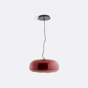 Hanglamp in gekleurd glasØ45 cm, Kinoko