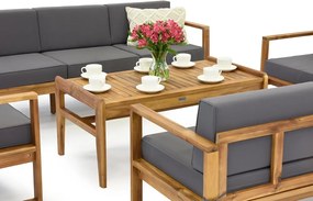 Acaciahouten tuinmeubelen Maskat Coffee 7 Tuinpunt