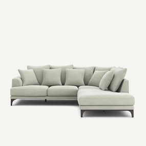 Hoekbank in stonewashed fluweel, ARMENTO