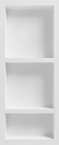 Mexen X-Wall-S nisvakschap SMC met flens 99,1 x 40,7 cm, wit - 1901994109
