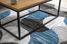 Tapijt ALTER Geo Schelpen blauw