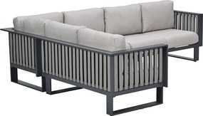 Garden Impressions Gabon loungeset hoek 4-delig links - sandstone