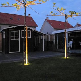 Set van 5 Grondspots staal IP65 - Basic Square