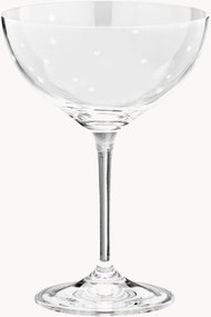 Handgemaakte champagneglazen Starry Eve, 2-delig