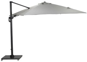 Garden Impressions Zweefparasol Hawaii Deluxe 300x300 - donker grijs - zand