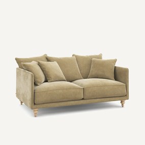 3-zits stonewashed fluwelen bank, Lazare