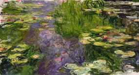 Claude Monet - Kunstdruk Waterlelies, (40 x 22.5 cm)