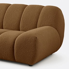 Linkerhoekbank, dikke badstof, Nuria