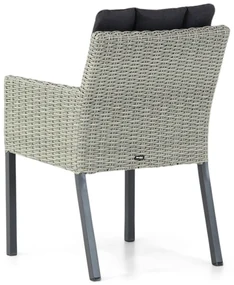 Tuinset 4 personen 155 cm Wicker Grijs Garden Collections Oxbow/Young