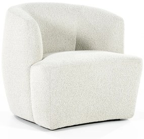 Eleonora Charlotte Ronde Fauteuil Beige Boucle