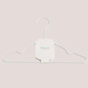 Pack Van 2 Stalen Hangers Mofli Kids Wit - Sklum