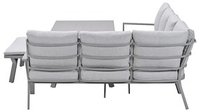 Garden Impressions Senja lounge dining set 4-delig rechts - valley sand