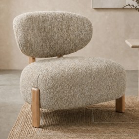 Boucle Stoel Beige Naturel