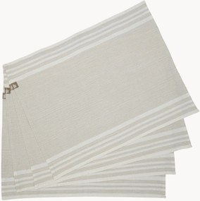Handgemaakte placemats Mahdia, 4-delig