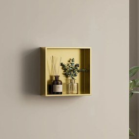 Best Design Logy Nancy opbouwnis 30x30x8cm mat goud