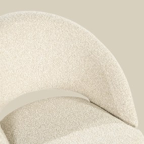 Barkruk Met Zwart Onderstel Beige
