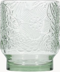Glazen tumblers Flora, 4-delig