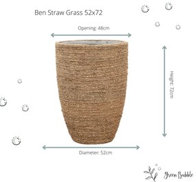 Pot Ben Straw Grass