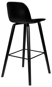 Zuiver Albert Kuip All Black Extra Hoge Barkruk