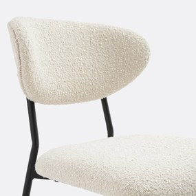 Set van 2 stoelen in bouclette, Galmo