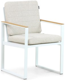 Tuinstoel Aluminium Wit Lifestyle Garden Furniture Faro