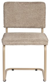 Zuiver Ridge Soft Retro Design Stoel Teddy Beige
