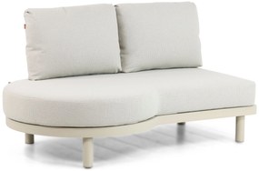 Hoek loungeset 5 personen Aluminium/rope Taupe  Santika Furniture Santika