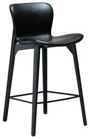 Dan-Form Paragon Design Counter Barstoel Zwart Kunstleer