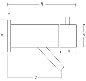 Best Design Spador wand toiletkraan RVS