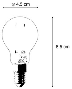 Set van 5 Smart E14 LED lamp P45 4,5W 470 lm 1800-4000K