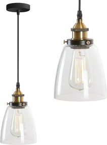Hangende glazen plafondlamp Verto D APP048-1CP