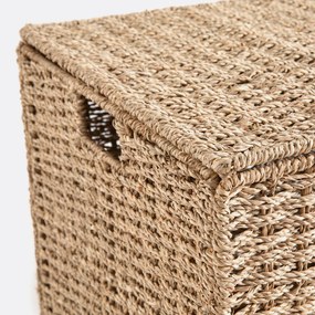 Plooibare hutkoffer in zeegras L75 cm, Kino