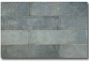 Wandtegel 7,5x30 Cm Cifre Omnia Blue Glans RBT157
