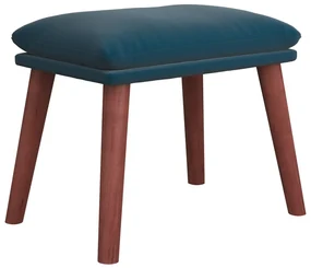 vidaXL Voetenbank 45x29,5x39 cm fluweel blauw