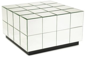 Salontafel Zilveren Tegels - 60 X 60cm.