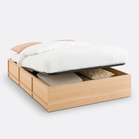 Kofferbed met ophefbare bedbodem, Senssia